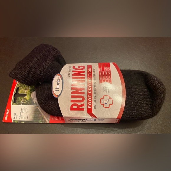 Thorlos Running Unisex Ankle Socks Foot Protection Size Large - Picture 2 of 9
